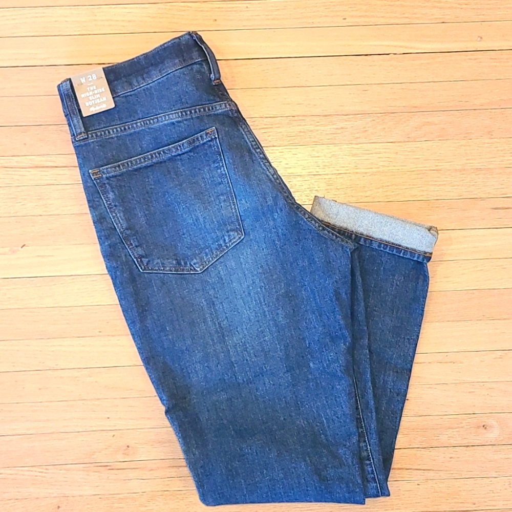 Madewell High Rise Slim Boy jean